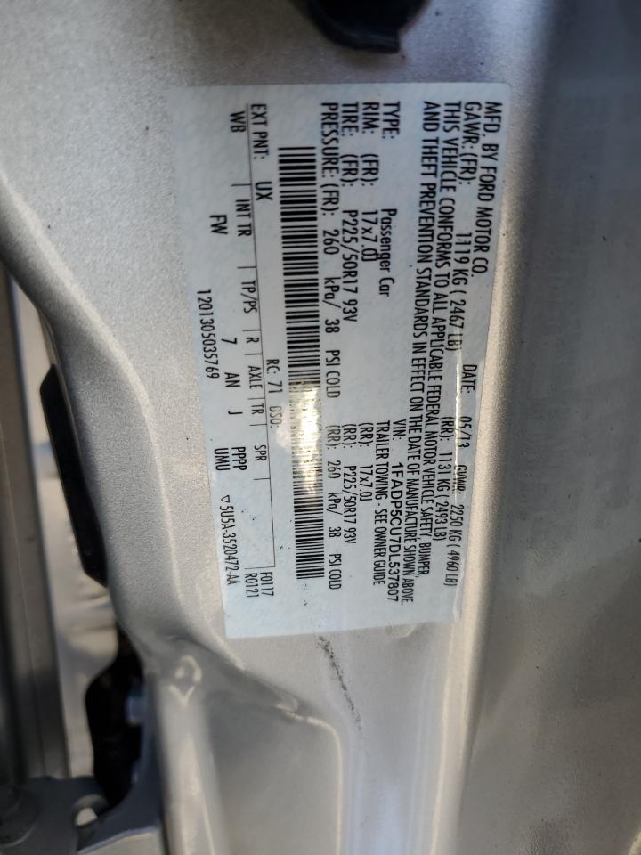 2013 Ford C-Max Premium VIN: 1FADP5CU7DL537807 Lot: 71237875