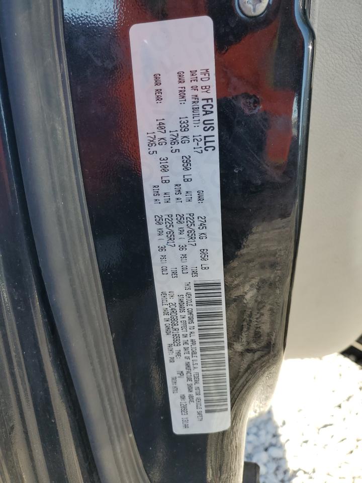 2018 Dodge Grand Caravan Se VIN: 2C4RDGBG8JR165929 Lot: 80202845