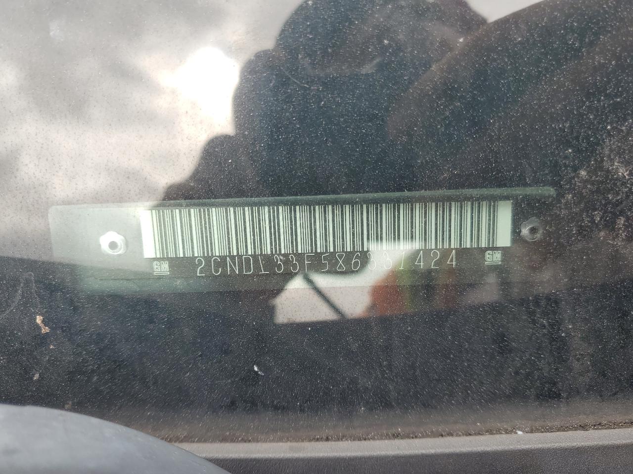 2008 Chevrolet Equinox Lt VIN: 2CNDL33F586331424 Lot: 81958415