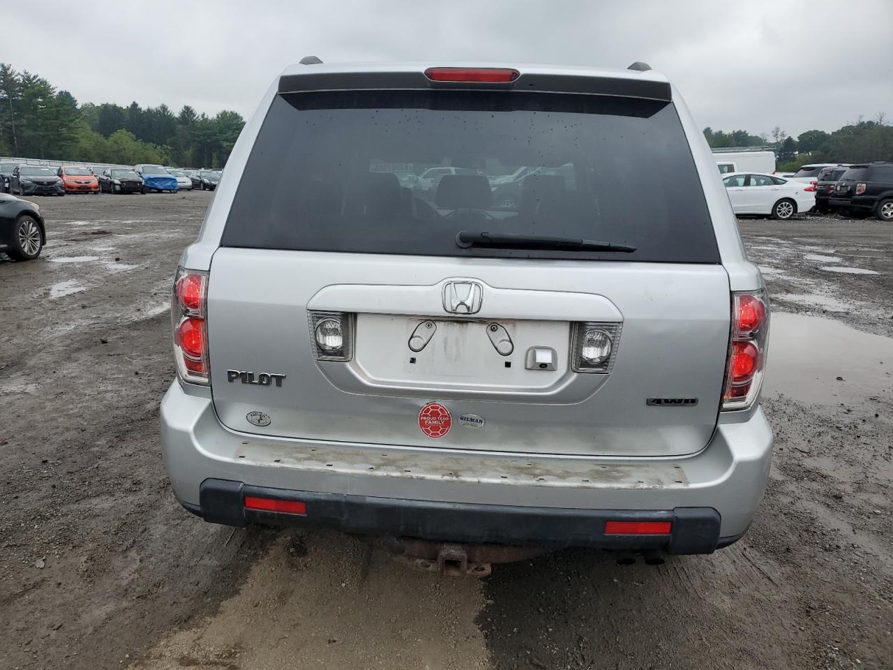 2006 Honda Pilot Ex VIN: 2HKYF18706H543174 Lot: 83982065
