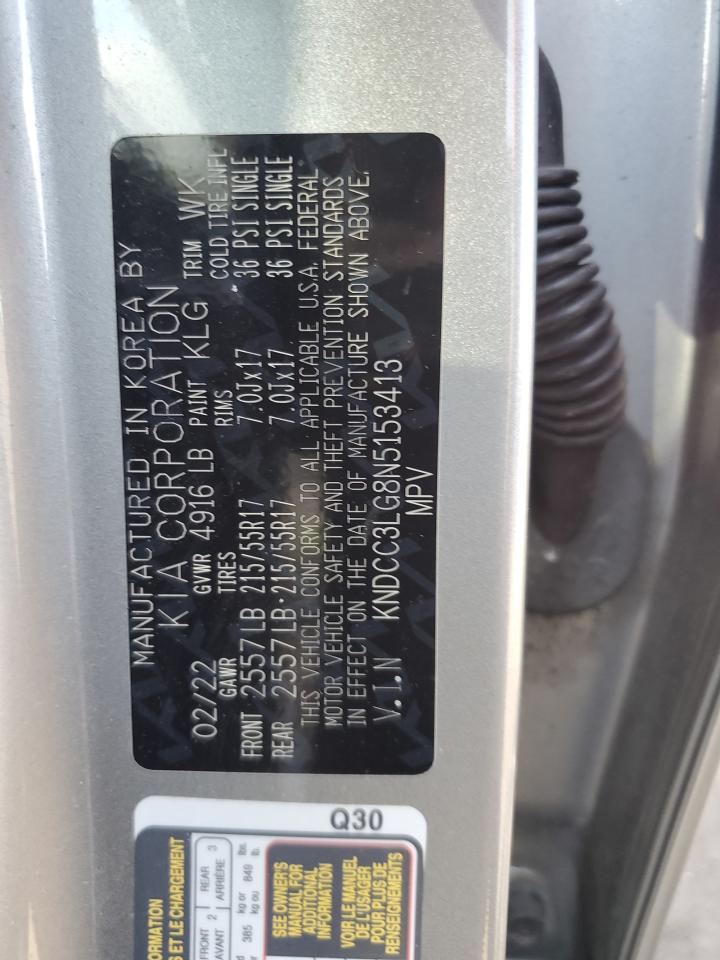 2022 Kia Niro S VIN: KNDCC3LG8N5153413 Lot: 82110195