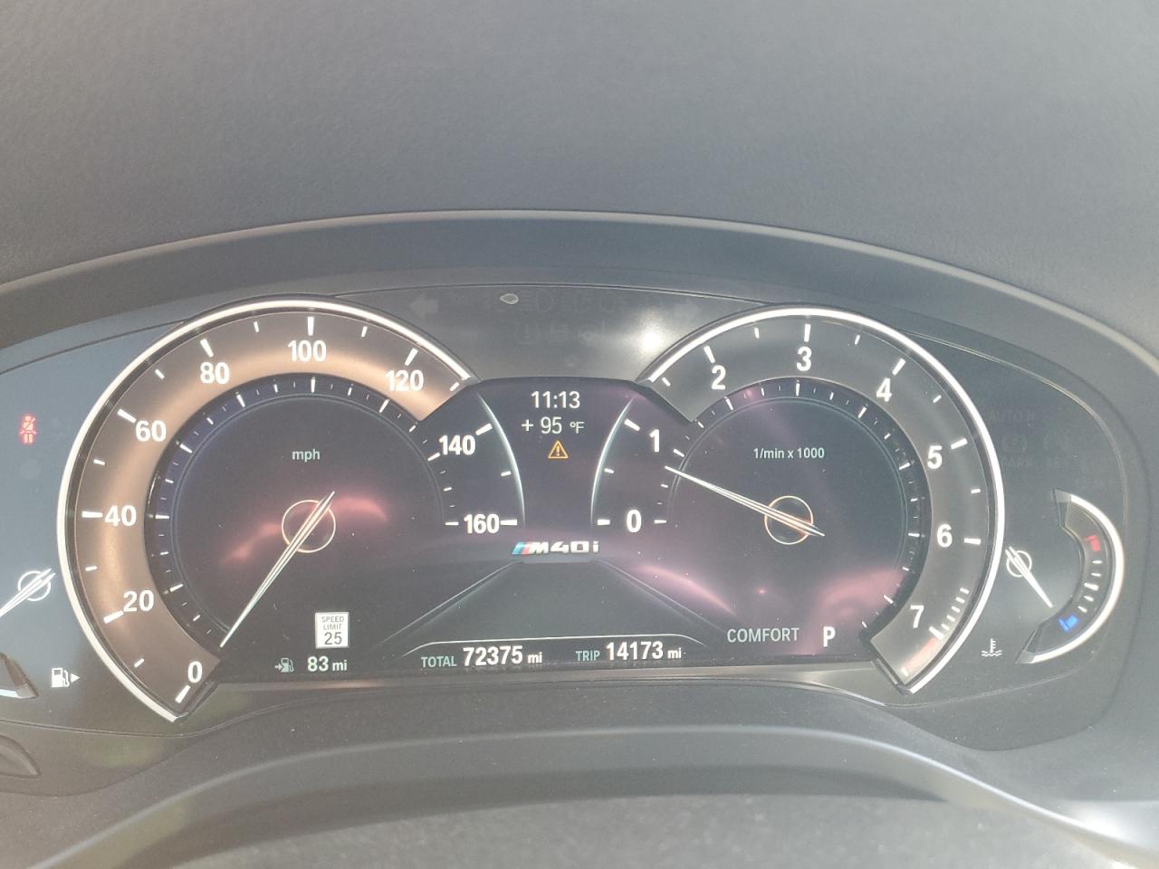 2019 BMW X3 xDrivem40I VIN: 5UXTS3C58KLR72686 Lot: 80201175