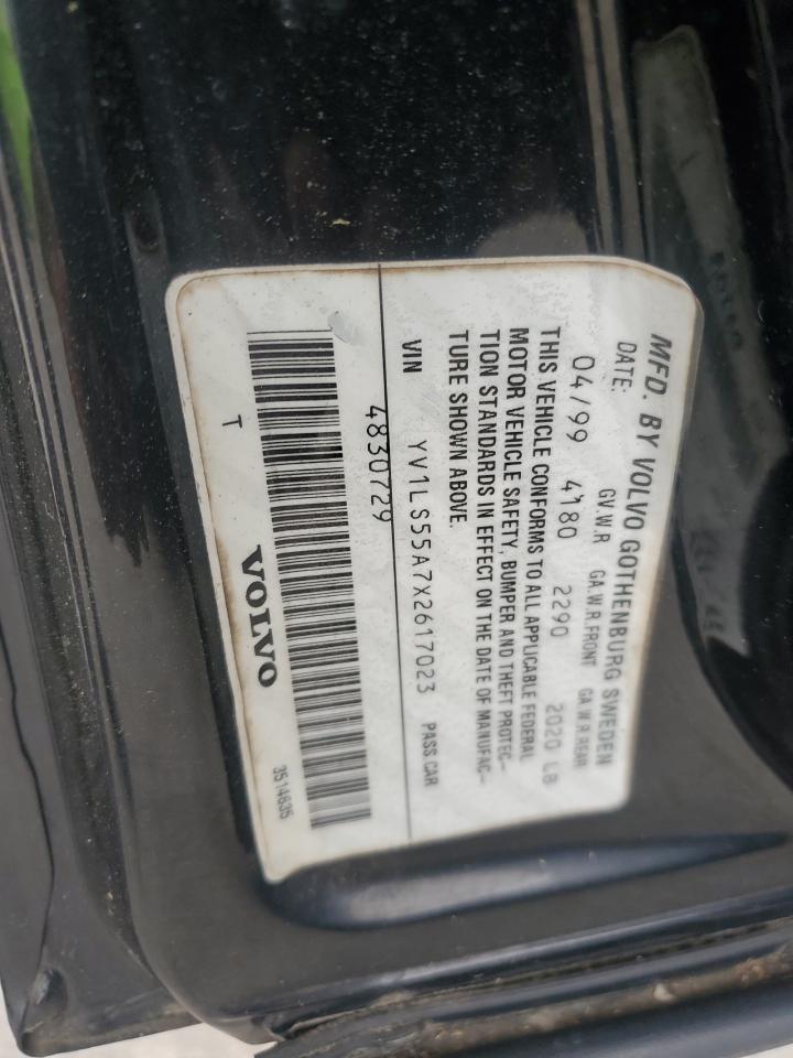 1999 Volvo S70 VIN: YV1LS55A7X2617023 Lot: 80173465