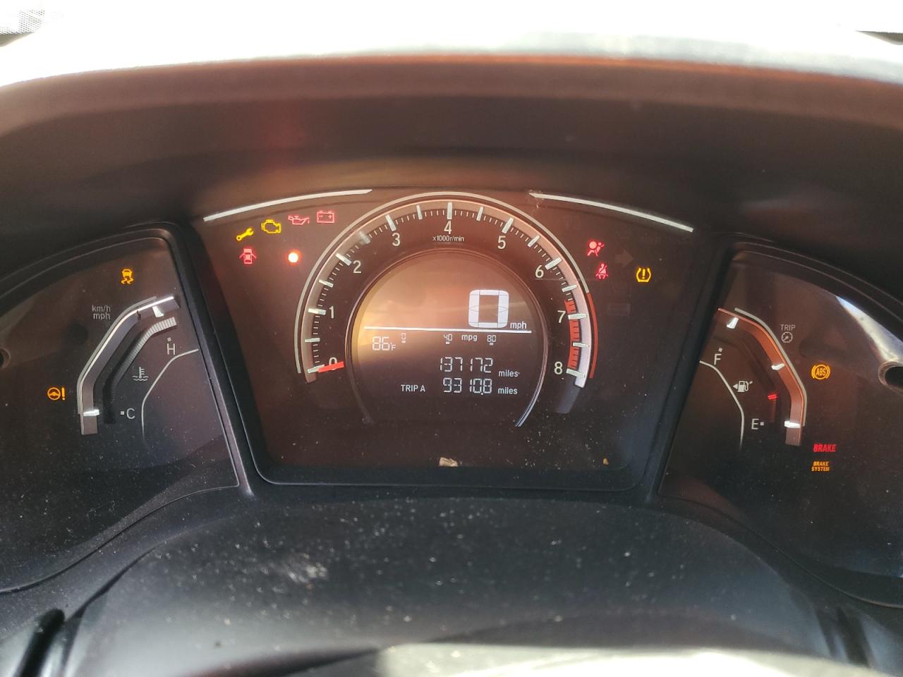 2018 Honda Civic Lx VIN: 19XFC2F58JE022918 Lot: 81438405