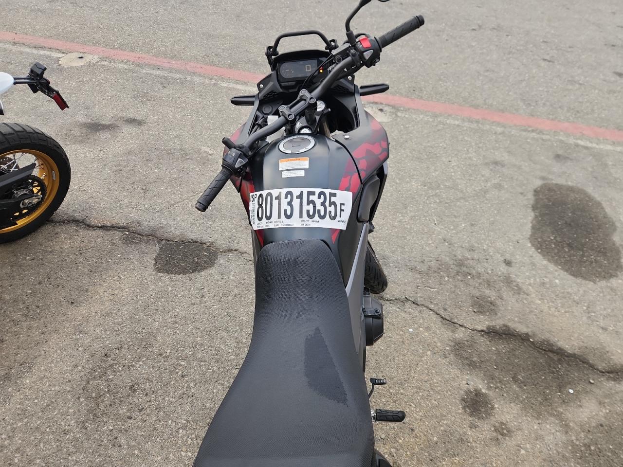 2021 Honda Cb500 Xa VIN: MLHPC645XM5200744 Lot: 80131535