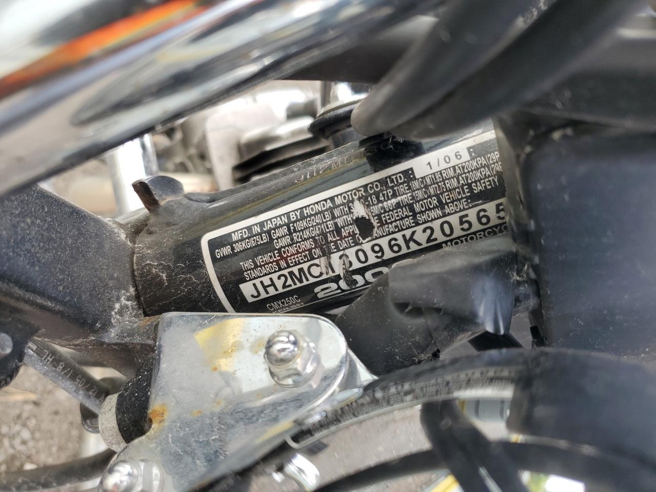 2006 Honda Cmx250 C VIN: JH2MC13096K205654 Lot: 80518605