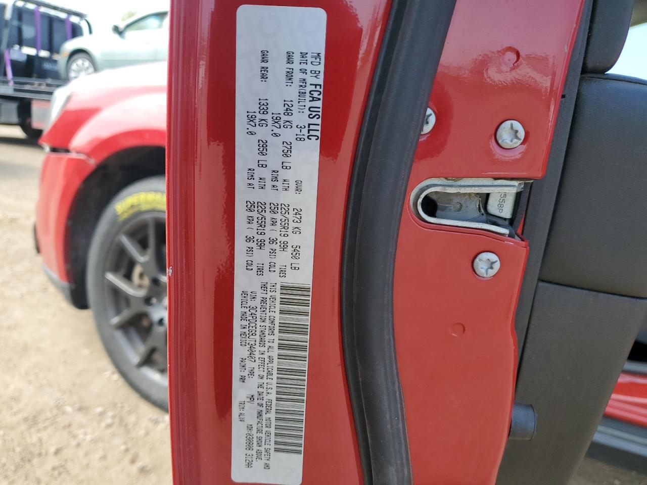 2018 Dodge Journey Gt VIN: 3C4PDCEG9JT340407 Lot: 81590835