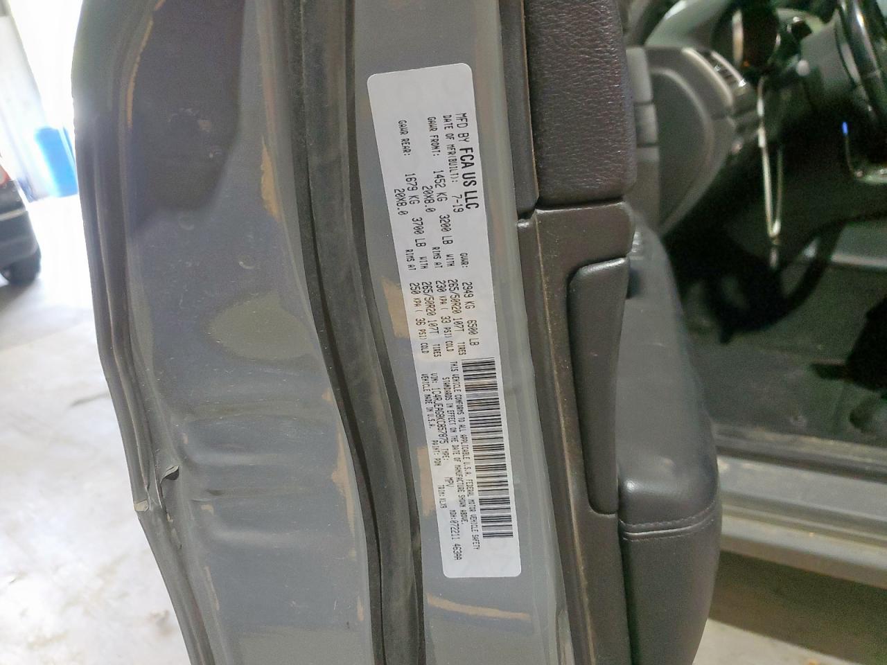 2019 Jeep Grand Cherokee Laredo VIN: 1C4RJEAG8KC857875 Lot: 80357985