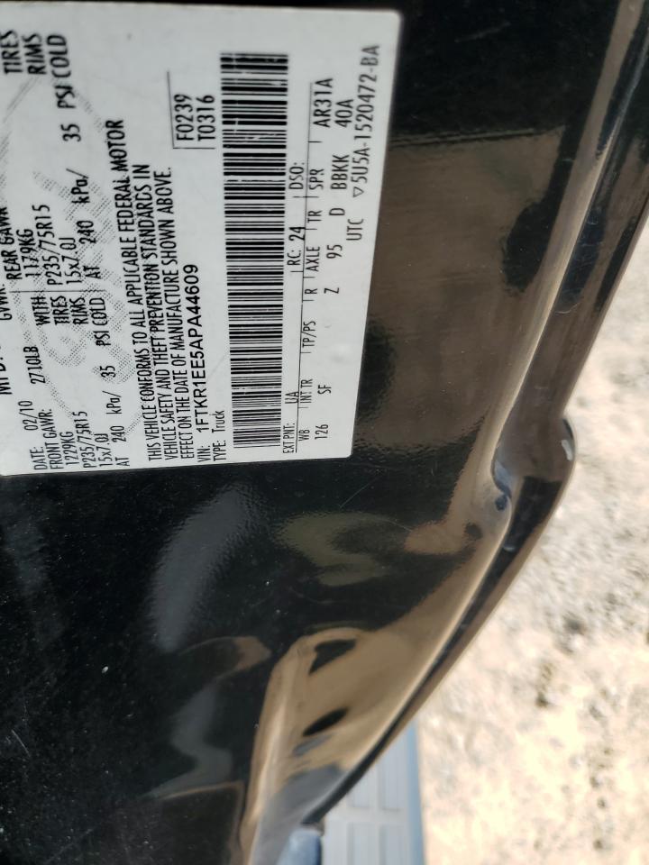 2010 Ford Ranger Super Cab VIN: 1FTKR1EE5APA44609 Lot: 71069905