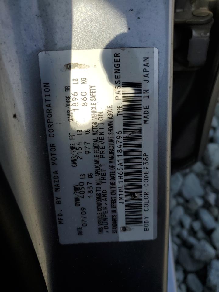 2010 Mazda 3 S VIN: JM1BL1H65A1184796 Lot: 80666745