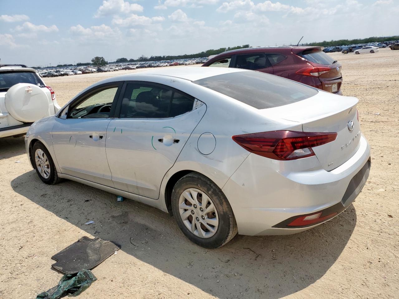 2019 Hyundai Elantra Se silver null gasoline 5NPD74LF7KH497171 photo #3