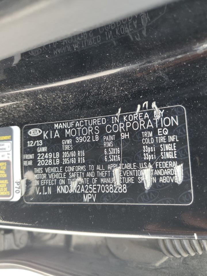 2014 Kia Soul VIN: KNDJN2A25E7038288 Lot: 81414265