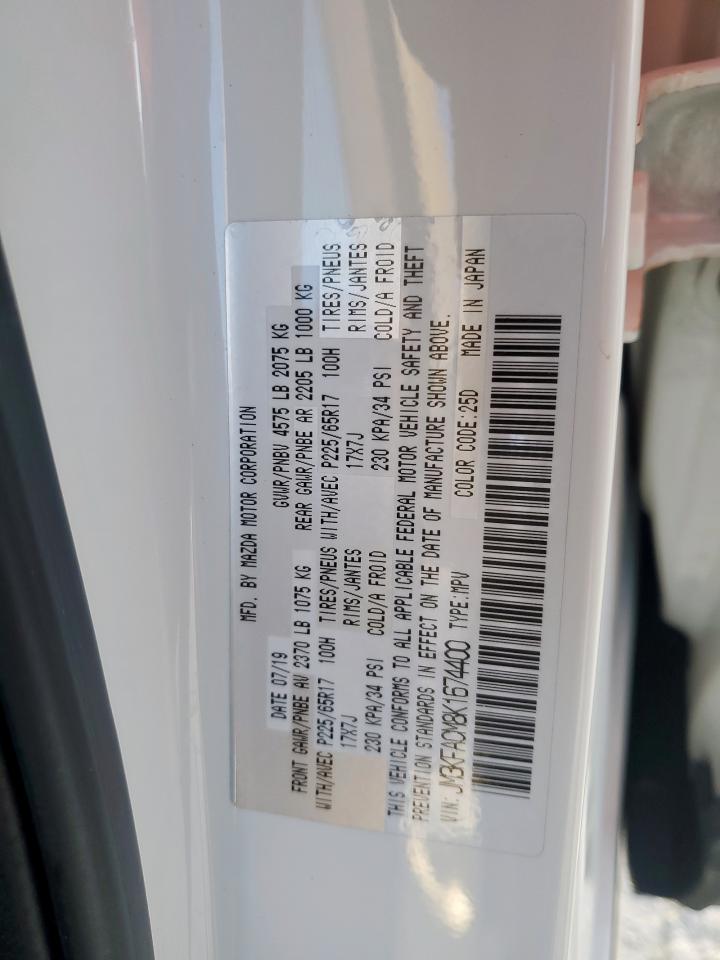 2019 Mazda Cx-5 Touring VIN: JM3KFACM8K1674400 Lot: 81551345
