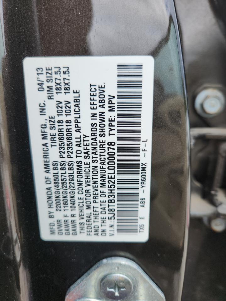 2014 Acura Rdx Technology VIN: 5J8TB3H52EL000078 Lot: 81242055