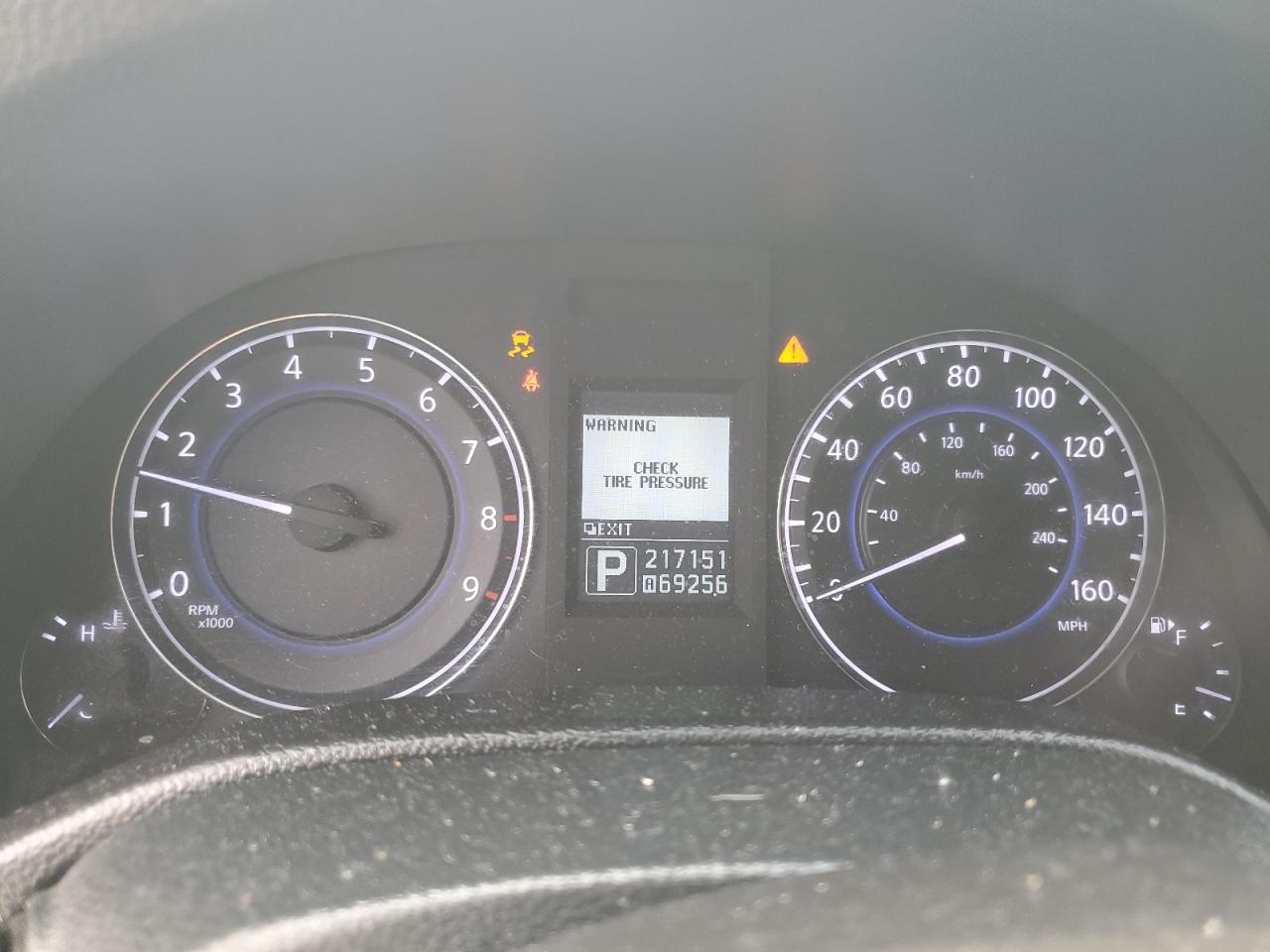 2012 Infiniti G25 VIN: JN1DV6ARXCM861530 Lot: 71050495