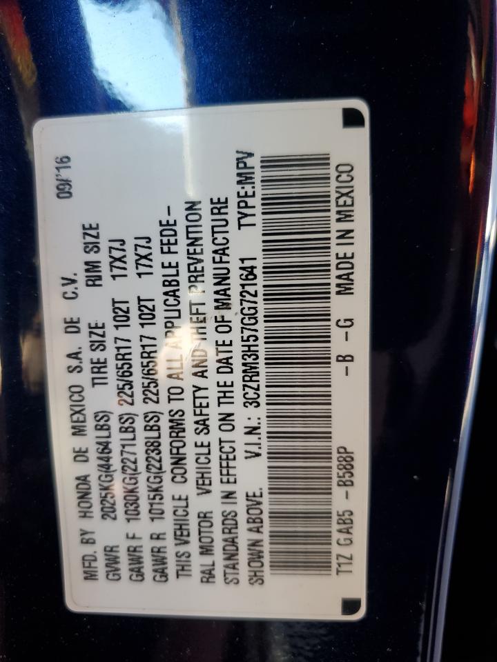 2016 Honda Cr-V Ex VIN: 3CZRM3H57GG721641 Lot: 81740425