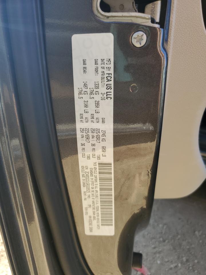 2016 Dodge Grand Caravan Sxt VIN: 2C4RDGCG1GR339525 Lot: 81859775