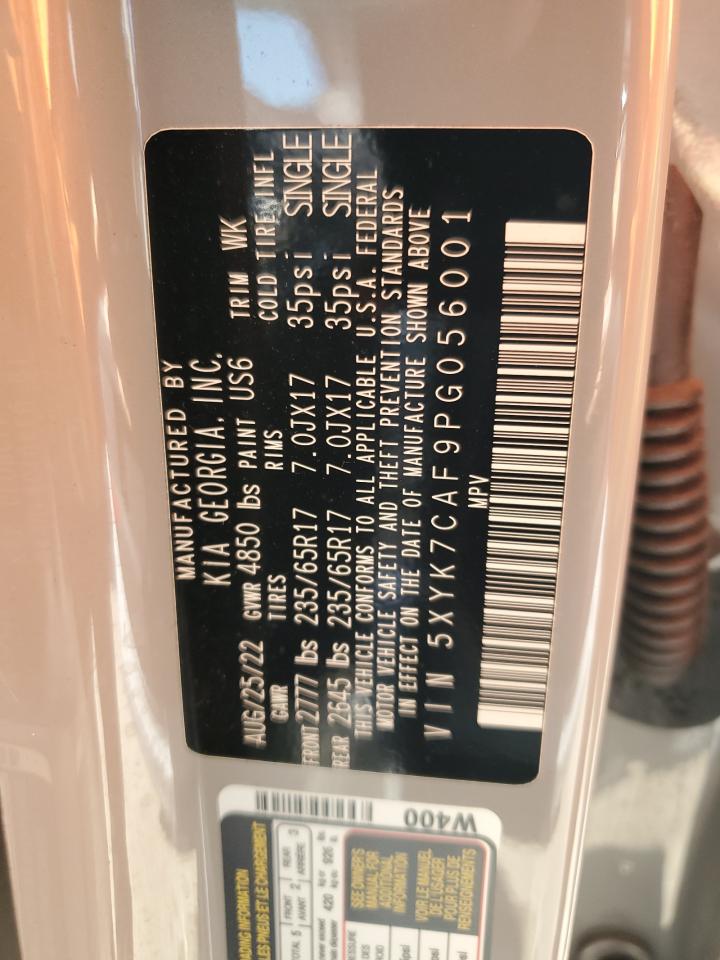 2023 Kia Sportage X-Pro VIN: 5XYK7CAF9PG056001 Lot: 80368605