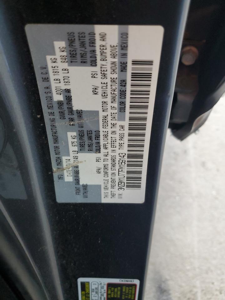 2015 Mazda 3 Sport VIN: 3MZBM1U77FM159143 Lot: 80784985