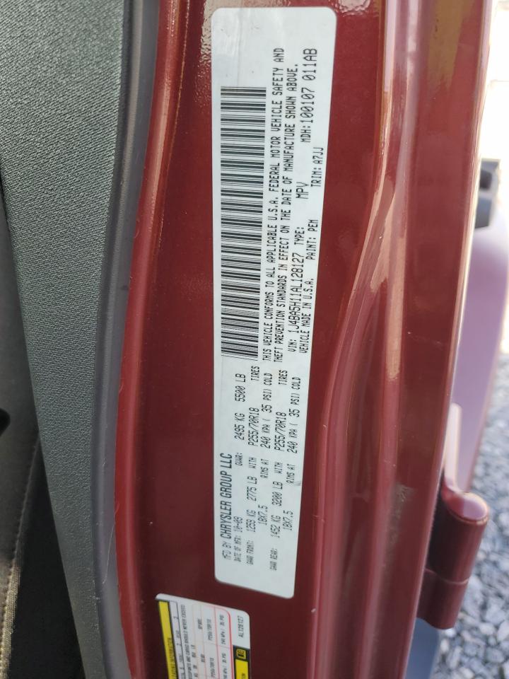 2010 Jeep Wrangler Unlimited Sahara VIN: 1J4BA5H11AL128127 Lot: 82087515