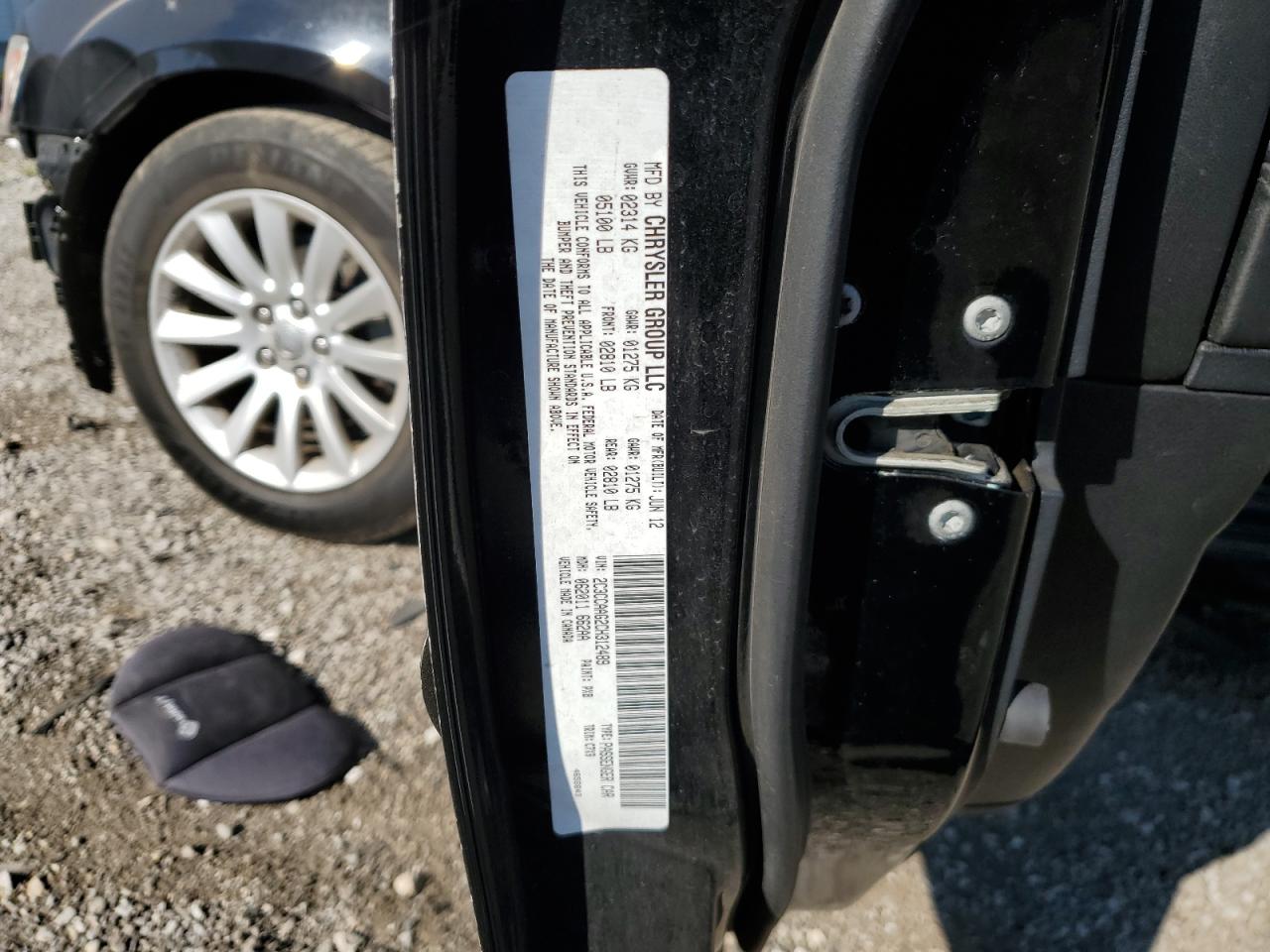 2012 Chrysler 300 VIN: 2C3CCAAG2CH312489 Lot: 81049235