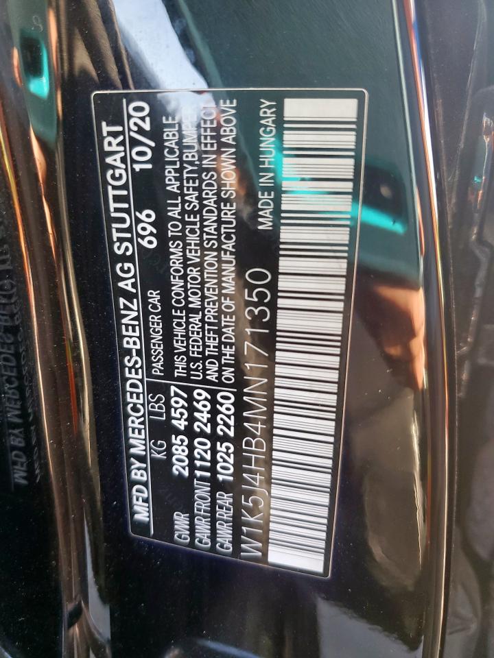 2021 Mercedes-Benz Cla 250 4Matic VIN: W1K5J4HB4MN171350 Lot: 81521245