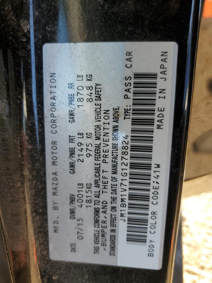 2016 Mazda 3 Touring VIN: JM1BM1V71G1278824 Lot: 70515115