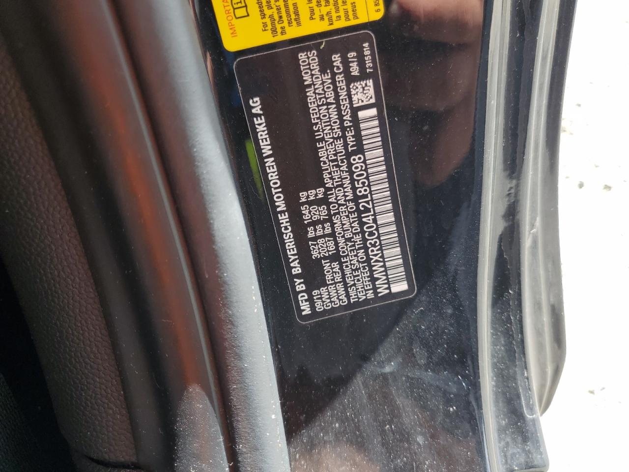 2020 Mini Cooper VIN: WMWXR3C04L2L85098 Lot: 81475265