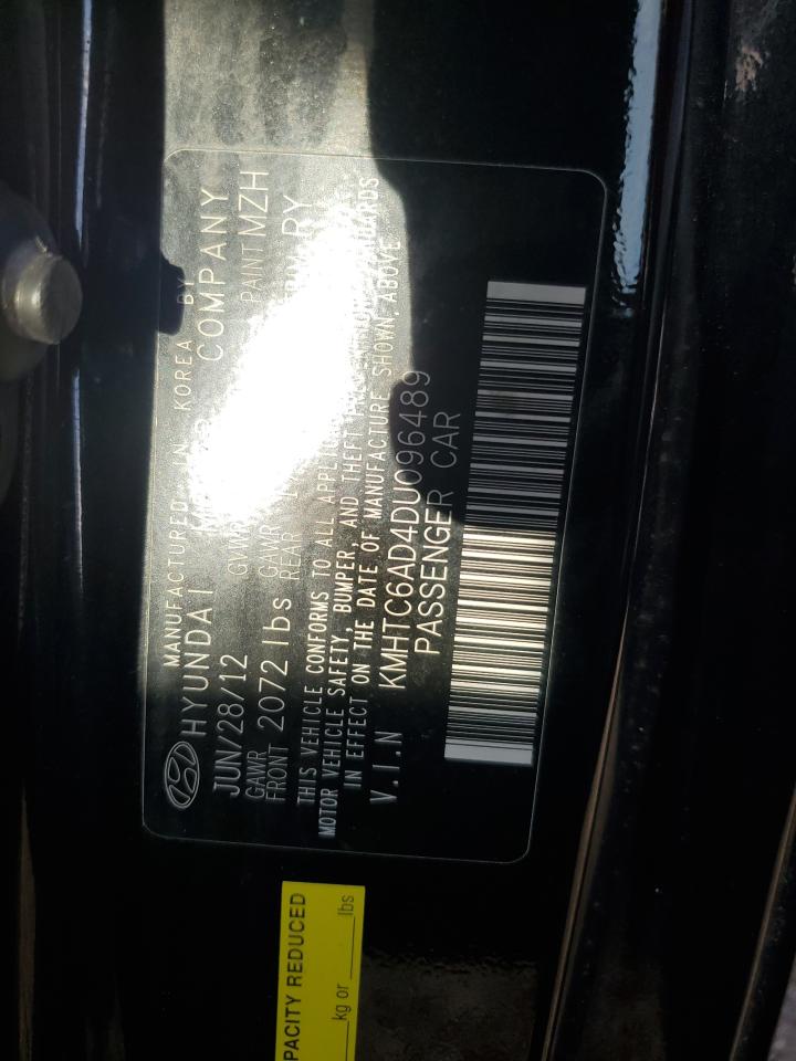 2013 Hyundai Veloster VIN: KMHTC6AD4DU096489 Lot: 82087835