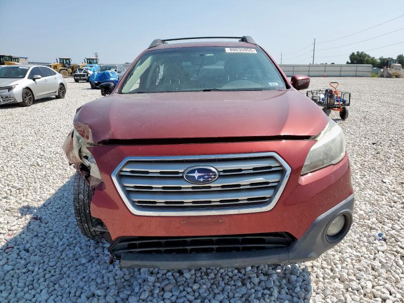 SUBARU OUTBACK 2017 Czerwony