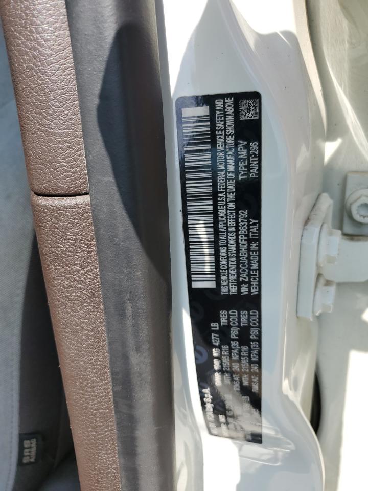 2015 Jeep Renegade Latitude VIN: ZACCJABH0FPB63792 Lot: 70278055
