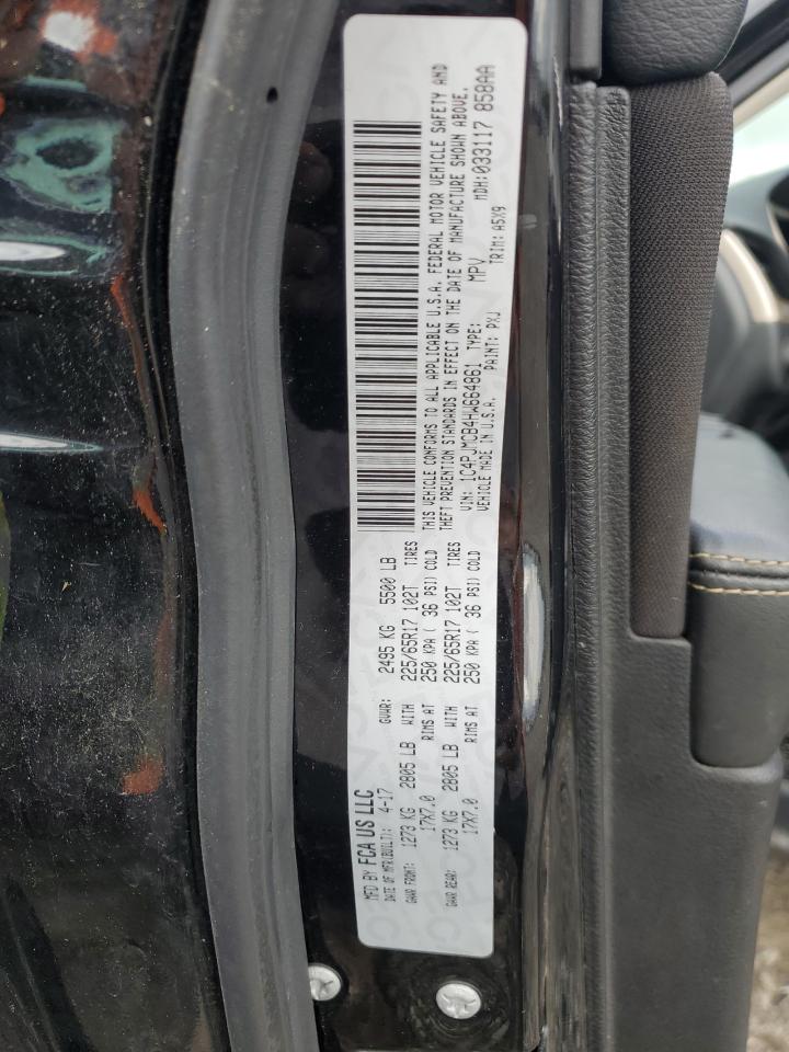 2017 Jeep Cherokee Latitude VIN: 1C4PJMCB4HW664861 Lot: 81716155