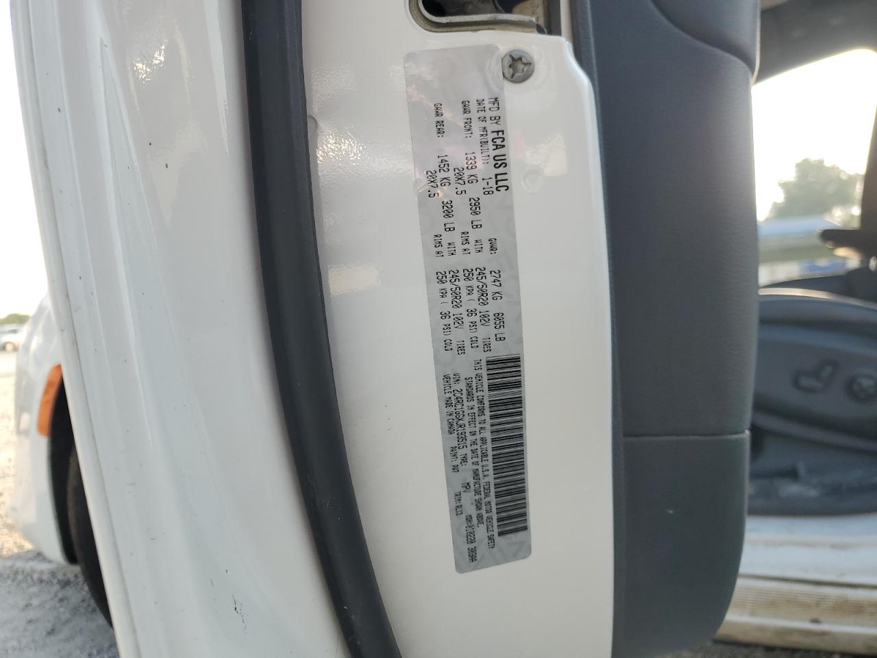 2018 Chrysler Pacifica Limited VIN: 2C4RC1GGXJR193515 Lot: 69035575