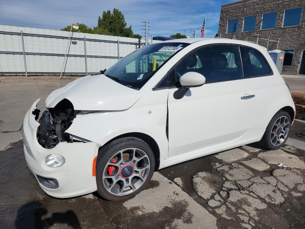 FIAT 500 2015. Lot# 81512765. VIN 3C3CFFBR0FT741436. Photo 1