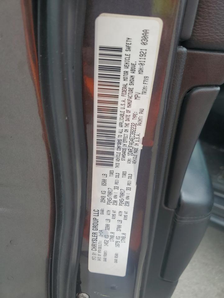 2014 Jeep Grand Cherokee Laredo VIN: 1C4RJFAG4EC392232 Lot: 81444235