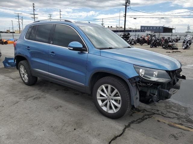  VOLKSWAGEN TIGUAN 2017 Синий