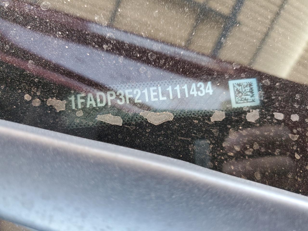2014 Ford Focus Se VIN: 1FADP3F21EL111434 Lot: 80518325