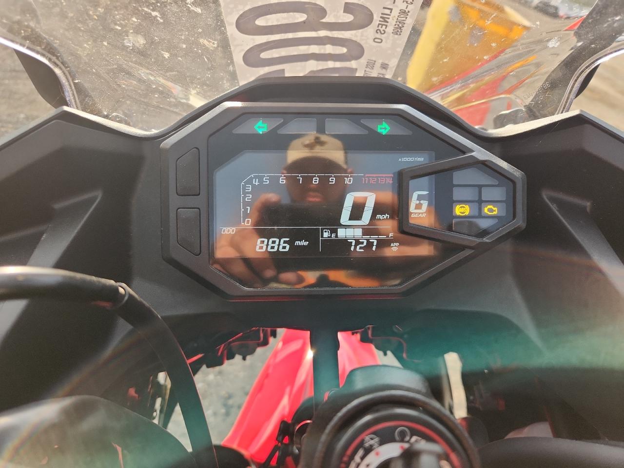 2025 Kawasaki Ex500 VIN: ML5EXGG15SDA39765 Lot: 71890225