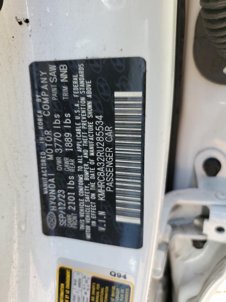 2024 Hyundai Venue Sel VIN: KMHRC8A32RU285534 Lot: 80967535