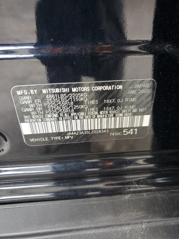 2020 Mitsubishi Outlander Se VIN: JA4AZ3A35LZ028343 Lot: 81635065
