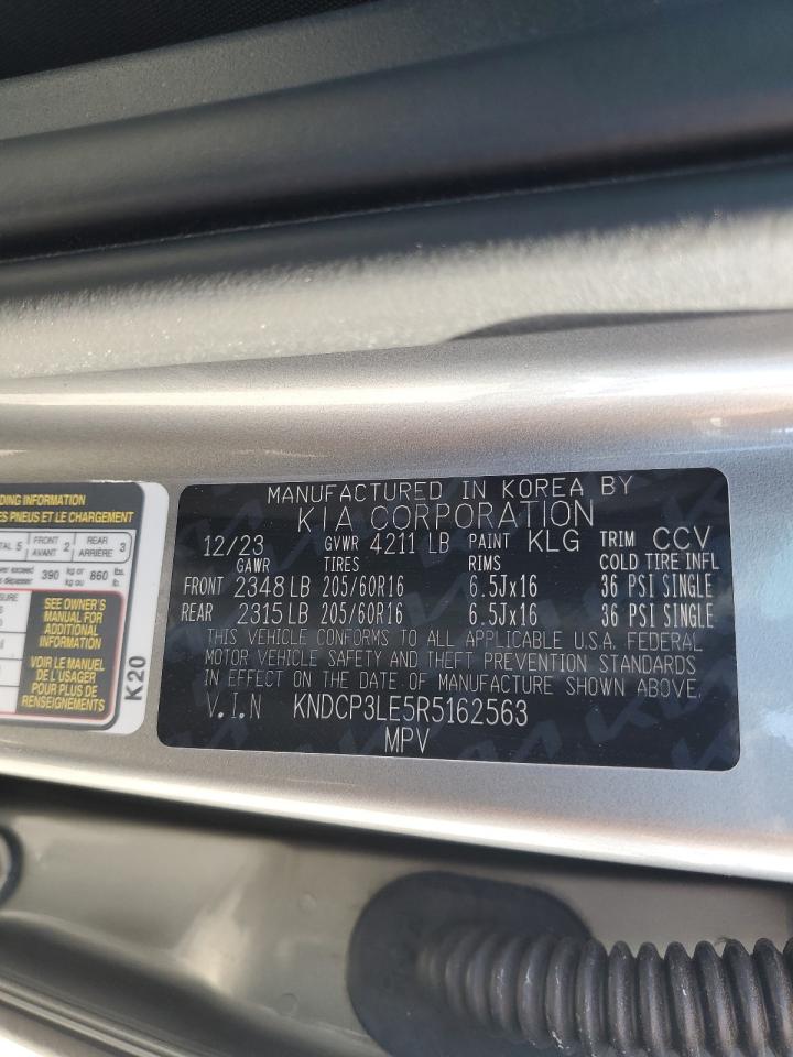 2024 Kia Niro Lx VIN: KNDCP3LE5R5162563 Lot: 71745105