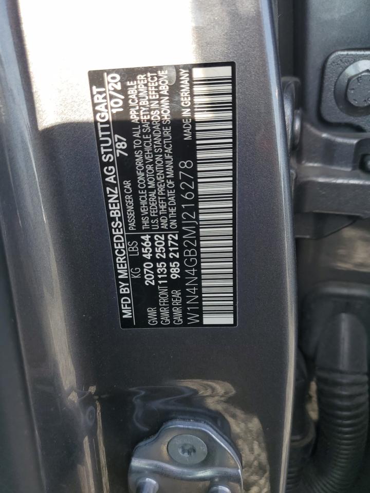 2021 Mercedes-Benz Gla 250 VIN: W1N4N4GB2MJ216278 Lot: 71906175