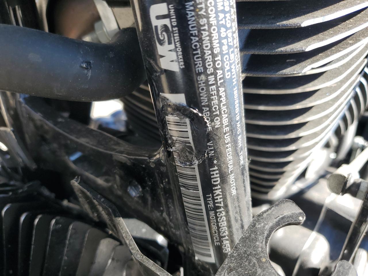 2025 Harley-Davidson Fltrx VIN: 1HD1KH713SB631455 Lot: 80129625