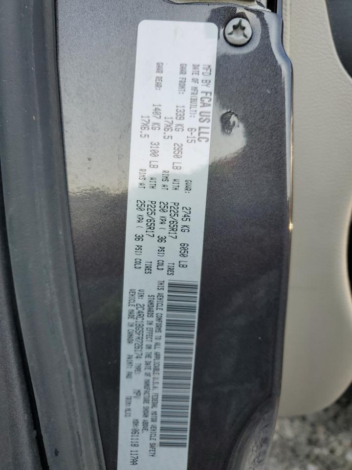 2015 Chrysler Town & Country Touring VIN: 2C4RC1BG5FR726174 Lot: 81030955