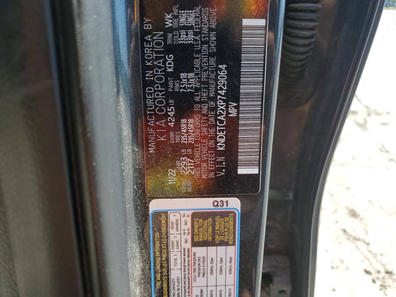 2023 Kia Seltos Sx VIN: KNDETCA2XP7429064 Lot: 71529585