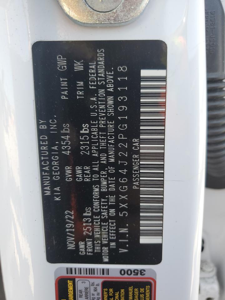 2023 Kia K5 Gt Line VIN: 5XXG64J22PG193118 Lot: 71729935