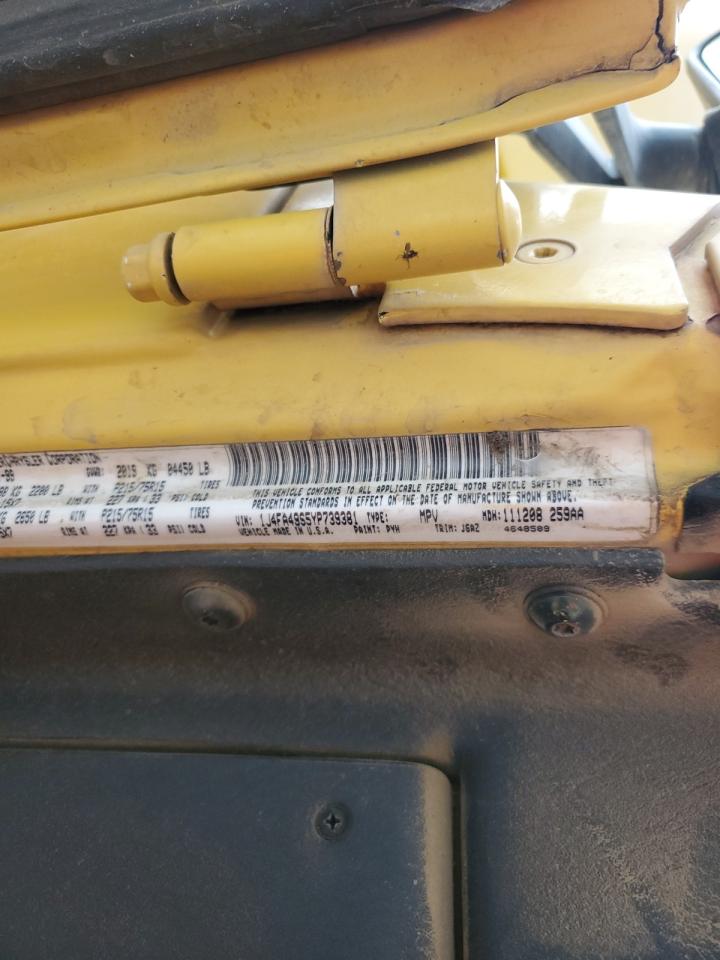 2000 Jeep Wrangler / Tj Sport VIN: 1J4FA49S5YP739381 Lot: 81209995