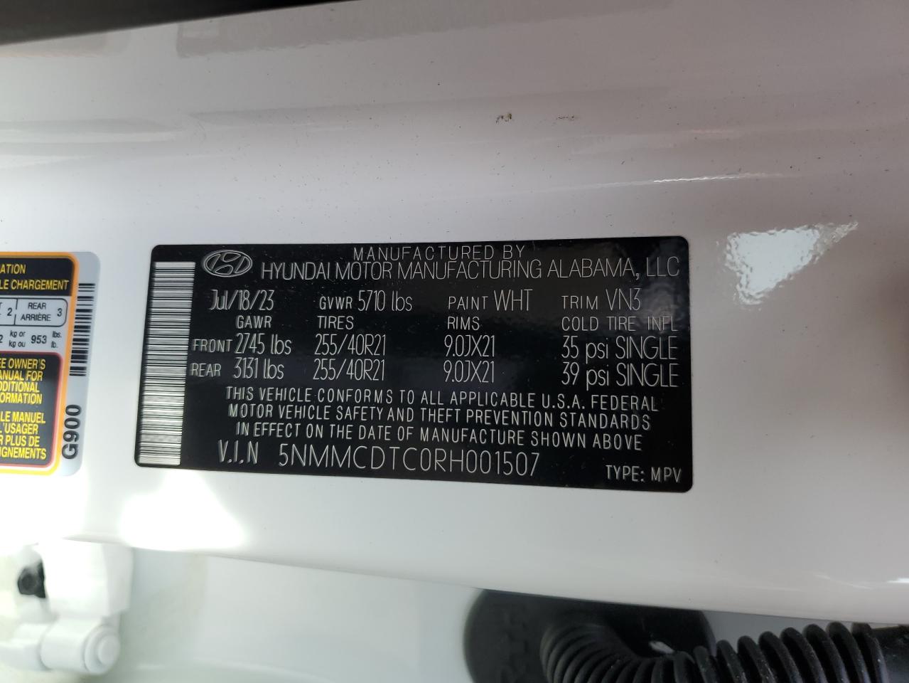 2024 Genesis Gv70 Base VIN: 5NMMCDTC0RH001507 Lot: 71951925