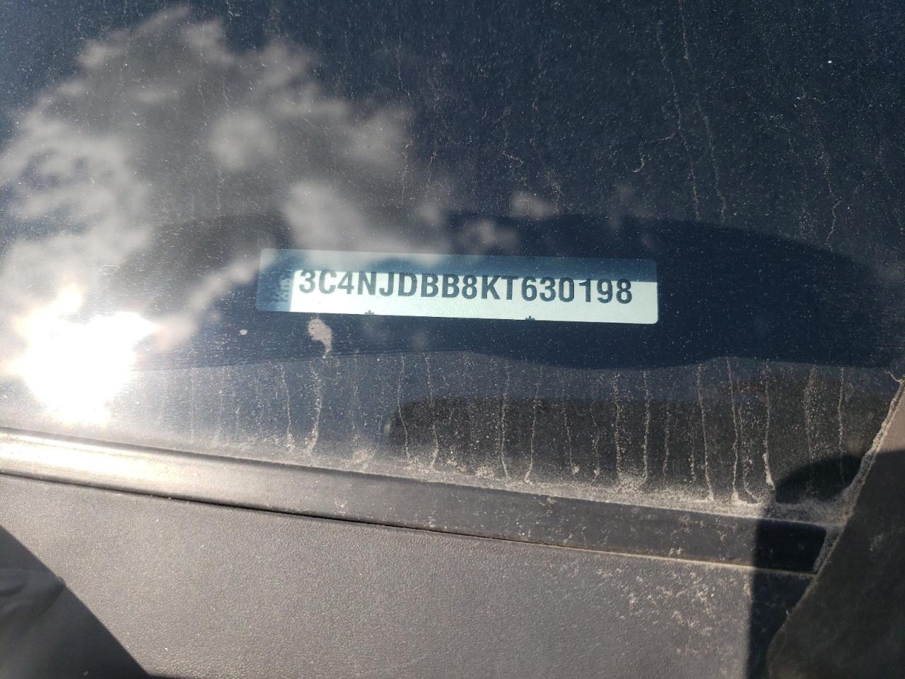 2019 Jeep Compass Latitude VIN: 3C4NJDBB8KT630198 Lot: 80521605