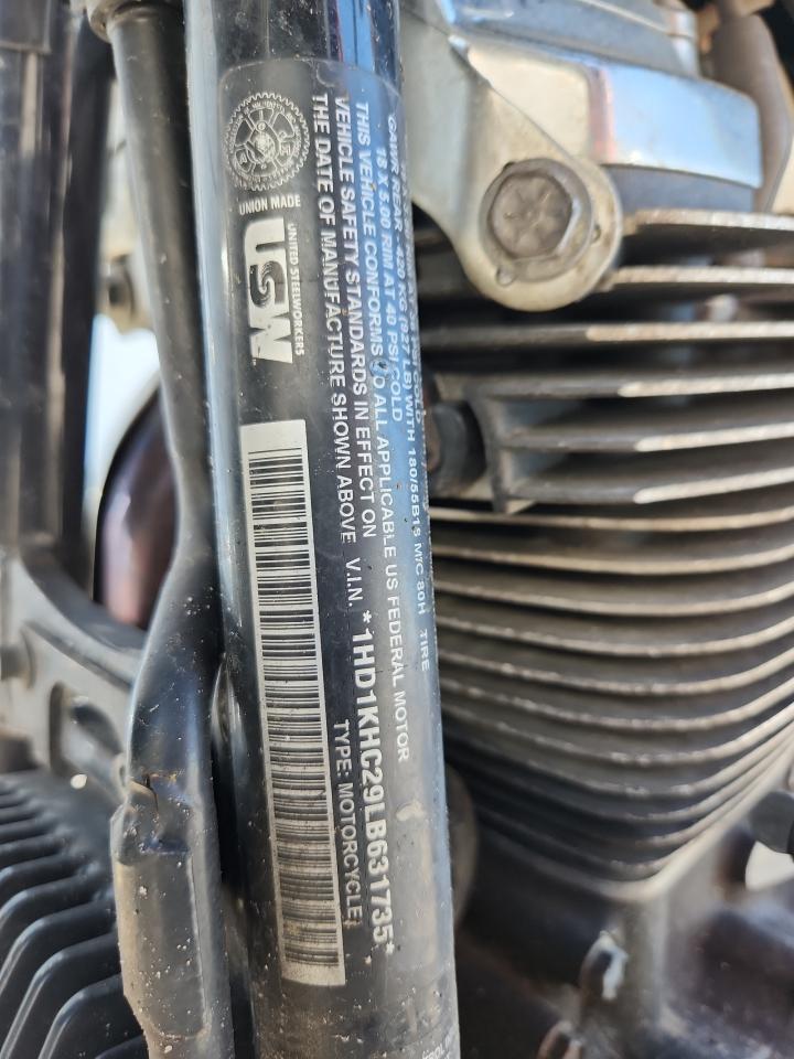 2020 Harley-Davidson Fltrx VIN: 1HD1KHC29LB631735 Lot: 80275855